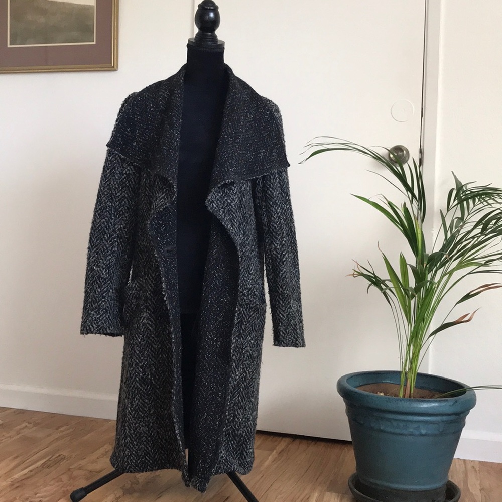 J.Jill Shawl Coat Boucle